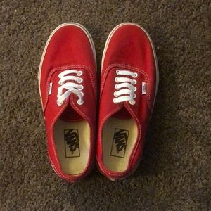Red Vans